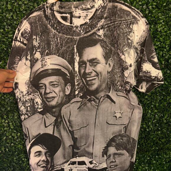Vintage 1992 Andy Griffith AOP Tee Size L - Picture 4 of 4